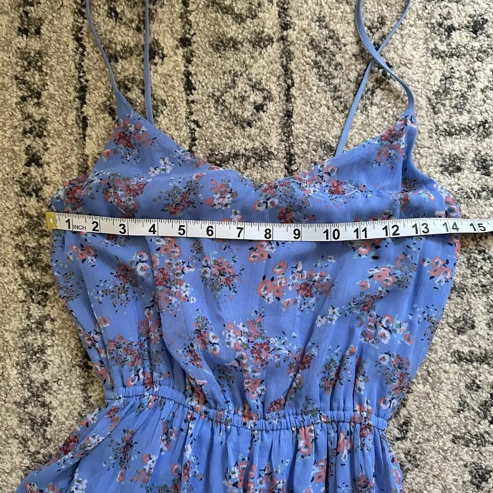 Abercrombie & Fitch Blue Floral Maxi Dress